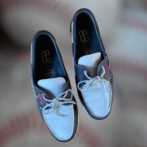 AE by Allen Edmonds MLB Team New York Yankees Boat Shoes Men's Sz 9 - Picture 5 of 10